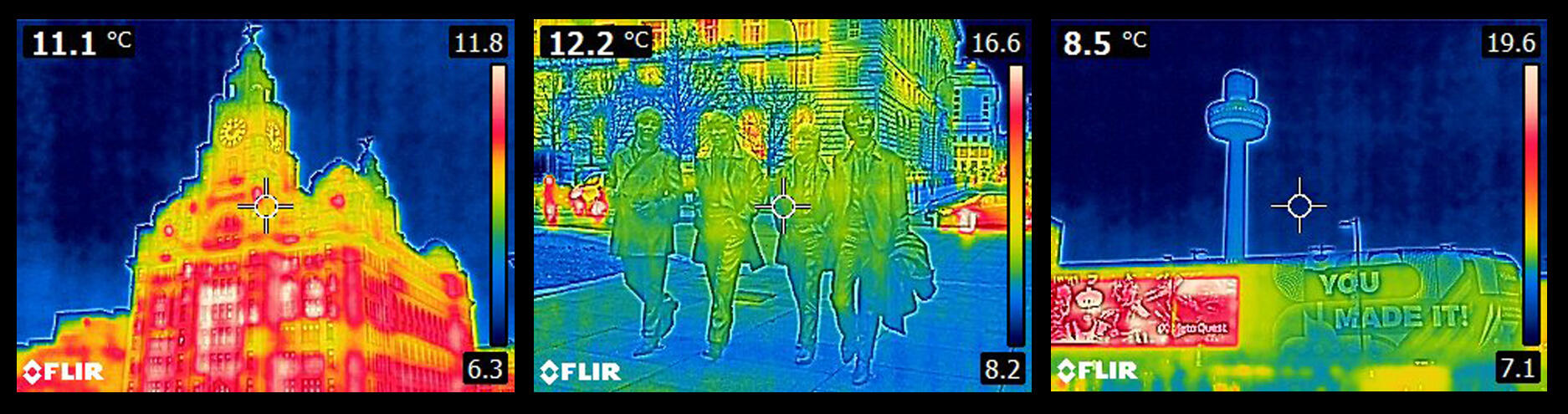 Untitled Liverpool Landmarks in Infrared